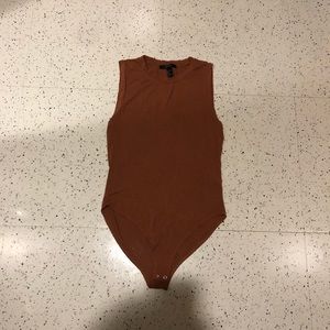 Forever 21 Caramel Bodysuit